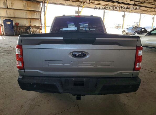 1FTMF1CP3NKE03478 2022 FORD F150 Silver Widok z tyłu