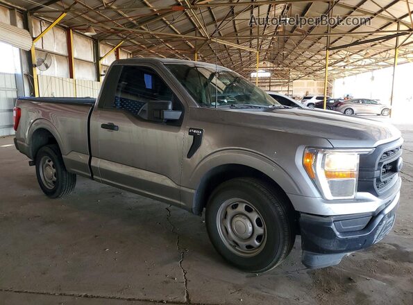 1FTMF1CP3NKE03478 2022 FORD F150 Silver Przód prawy
