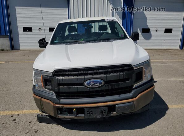 1FTMF1CP9JKE73044 2018 FORD F150 White VIN sticker view