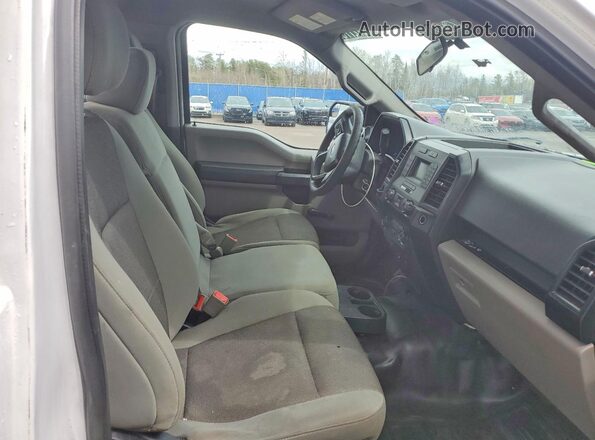 1FTMF1CP9JKE73044 2018 FORD F150 White Rear seats view