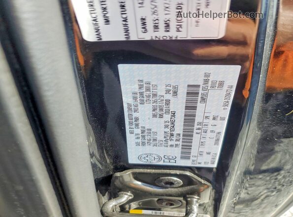 1FTMF1E54JKE73643 2018 FORD F150 Black VIN კოდის სტიკერის ხედი