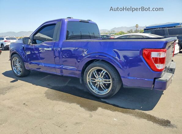 1FTMF1E55NKD26446 2022 FORD F150 Фиолетовый Задняя левая четверть