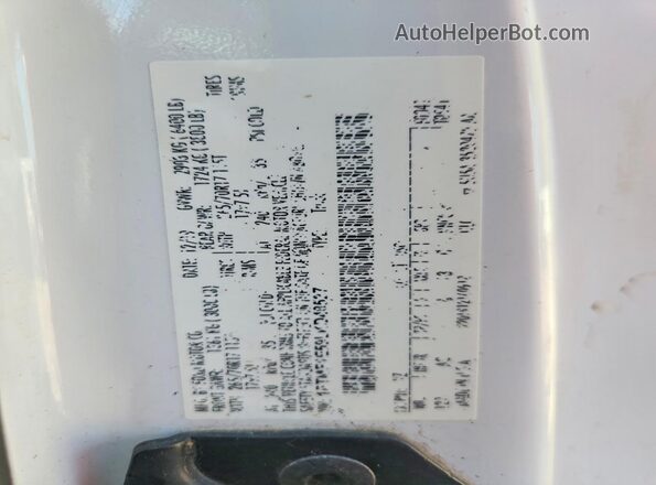 1FTMF1E59LKD48527 2020 FORD F150 White Vista del compartimento del motor