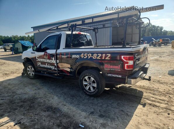 1FTMF1E59LKD48527 2020 FORD F150 White Trasero izquierdo