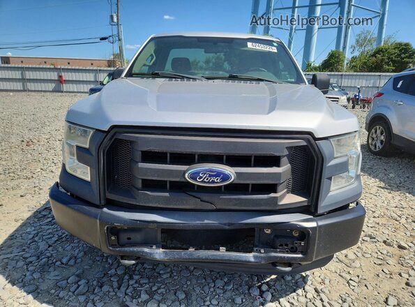 1FTMF1E80GKF74925 2016 FORD F150 Silver Front view