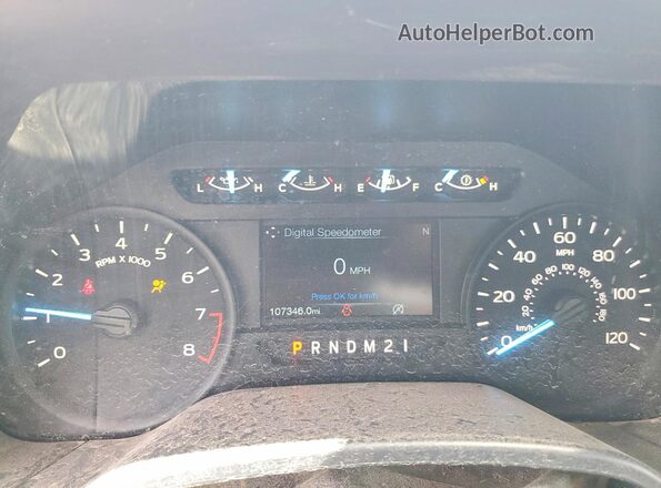 1FTMF1EB0LKD37177 2020 FORD F150 Red Widok zestawu wskaźników