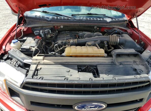 1FTMF1EB0LKD37177 2020 FORD F150 Red Widok wnętrza z tyłu