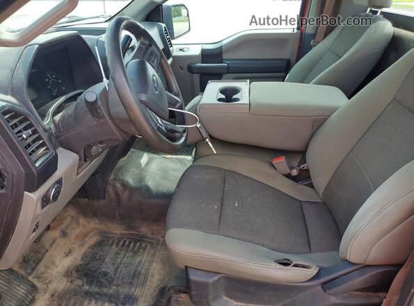 1FTMF1EB0LKD37177 2020 FORD F150 Red Widok wnętrza z przodu