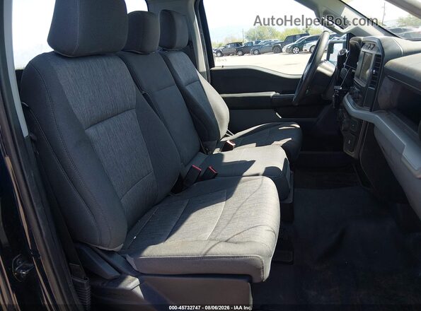 1FTMF1EB1PKD35265 2023 FORD F150 Blue Вид салону спереду