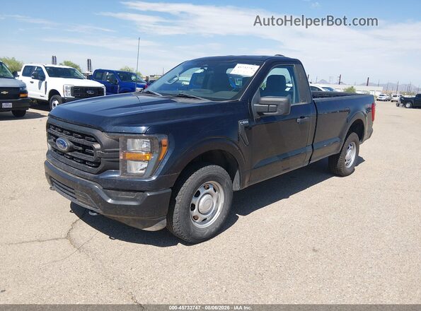 1FTMF1EB1PKD35265 2023 FORD F150 Blue Передня ліва чверть
