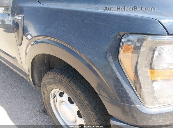 1FTMF1EB1PKD35265 2023 FORD F150 Blue Вид щитка приладів