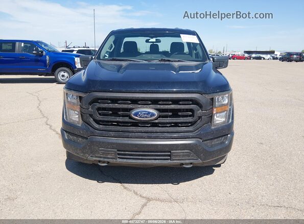 1FTMF1EB1PKD35265 2023 FORD F150 Blue Панорамний вид салону 360°