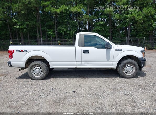 1FTMF1EB2JKF31321 2018 FORD F150 White Rear interior view