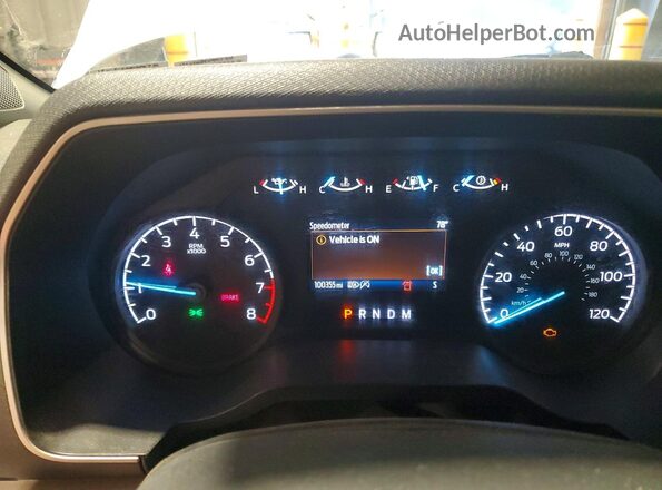 1FTMF1EB4NKD82710 2022 FORD F150 White Вид щитка приладів