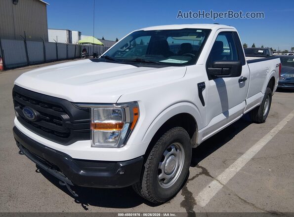 1FTMF1EB5MKD87929 2021 FORD F150 White Front left