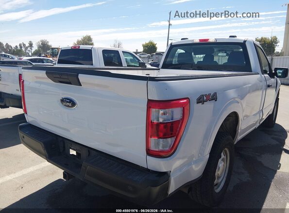1FTMF1EB5MKD87929 2021 FORD F150 White Rear right