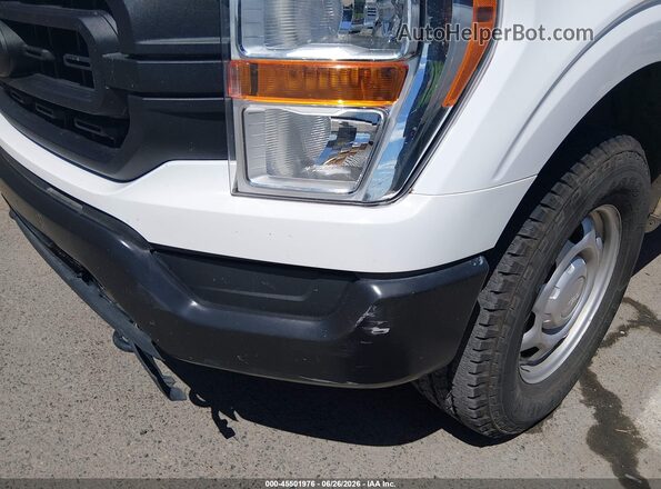 1FTMF1EB5MKD87929 2021 FORD F150 White Rear interior view