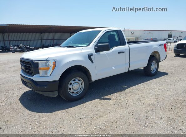 1FTMF1EB7MKE08392 2021 FORD F150 White Przód lewy