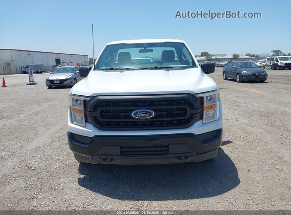 1FTMF1EB7MKE08392 2021 FORD F150 White Widok zestawu wskaźników