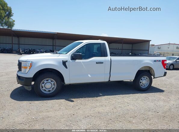1FTMF1EB7MKE08392 2021 FORD F150 White Widok wnętrza 360 stopni
