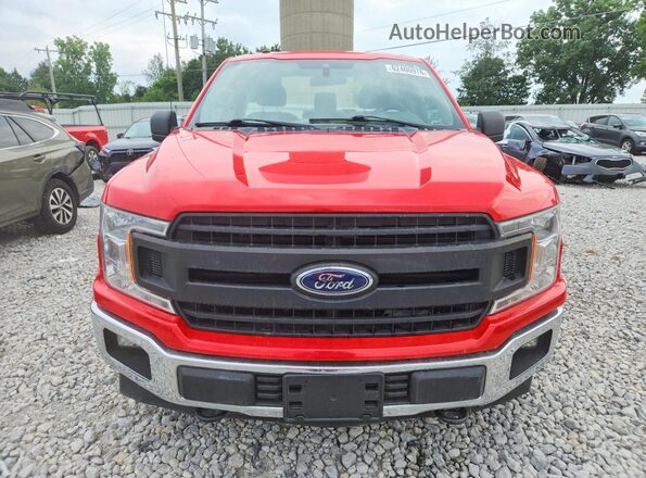 1FTMF1EB9KKC92402 2019 FORD F150 Красный Вид спереди