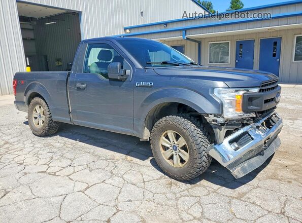1FTMF1EBXJFB55296 2018 FORD F150 Gray Front right