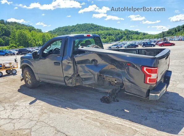 1FTMF1EBXJFB55296 2018 FORD F150 Gray Rear left