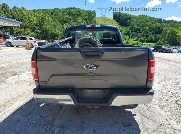 1FTMF1EBXJFB55296 2018 FORD F150 Gray Rear view