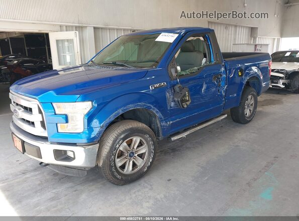1FTMF1EFXGFA83060 2016 FORD F150 Blue Vista tres cuartos delantera izquierda