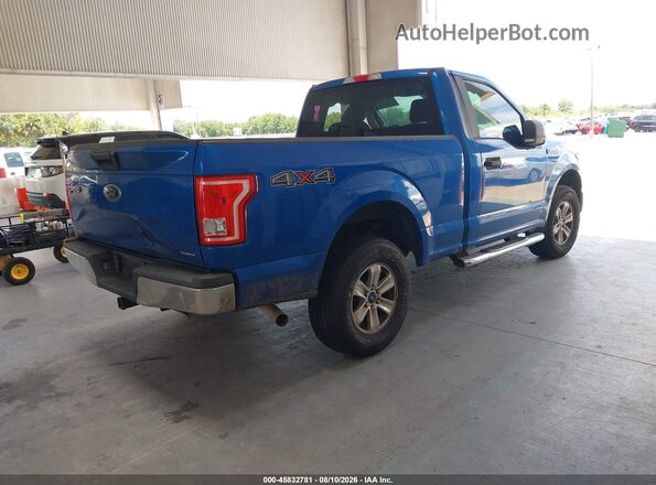 1FTMF1EFXGFA83060 2016 FORD F150 Blue Trasero derecho