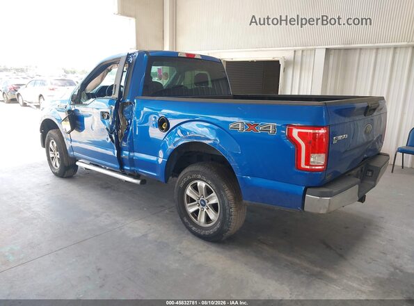 1FTMF1EFXGFA83060 2016 FORD F150 Blue Trasero izquierdo