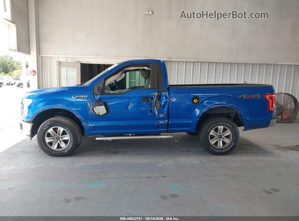 1FTMF1EFXGFA83060 2016 FORD F150 Blue Vista interior de 360 grados