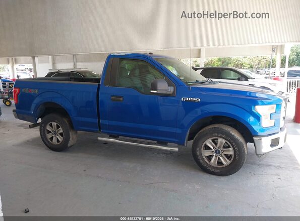 1FTMF1EFXGFA83060 2016 FORD F150 Blue Vista interior trasera