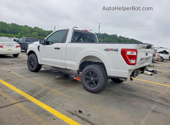 1FTMF1EP6PKE87165 2023 FORD F150 White Trasero izquierdo
