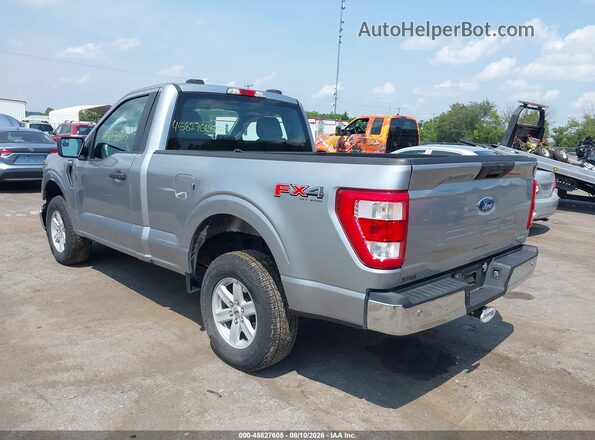 1FTMF1EP8PKD72275 2023 FORD F150 Silver Trasero izquierdo