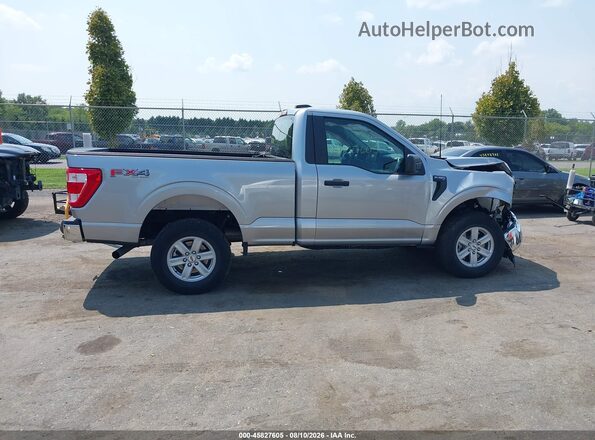 1FTMF1EP8PKD72275 2023 FORD F150 Silver Vista interior trasera