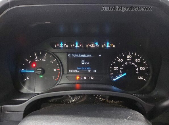 1FTMF1EP9LKE09229 2020 FORD F150 Черный Вид щитка приборов