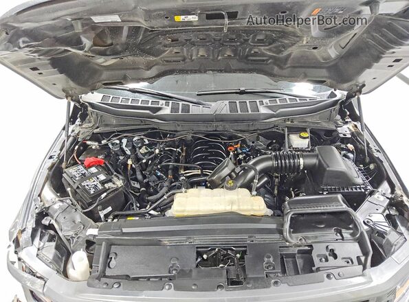 1FTMF1K52RKF03500 2024 FORD F150 Gray Vista interior trasera