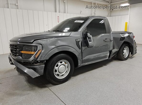 1FTMF1K52RKF03500 2024 FORD F150 Gray Vista interior de 360 grados