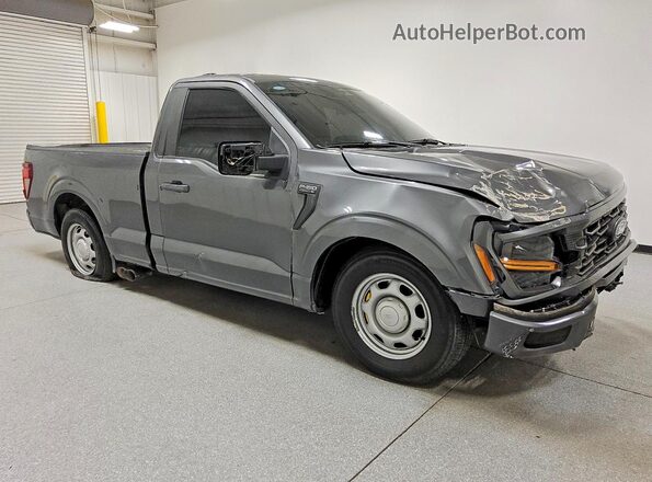 1FTMF1K52RKF03500 2024 FORD F150 Gray Delantero derecho