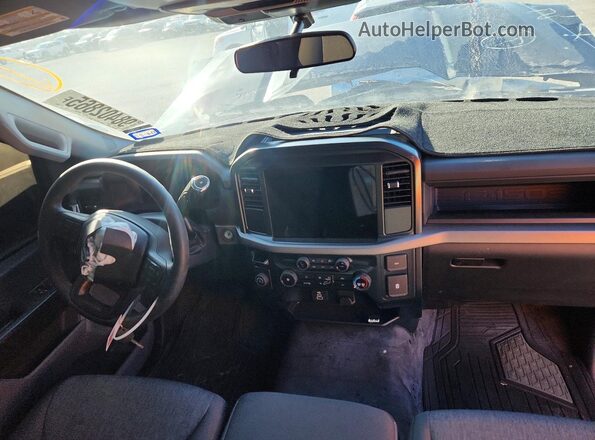 1FTMF1K52SKD53457 2025 FORD F150 Black Вид панелі приладів