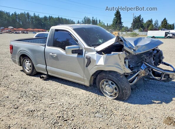1FTMF1K53RKF44637 2024 FORD F150 Серебряный Передняя правая четверть