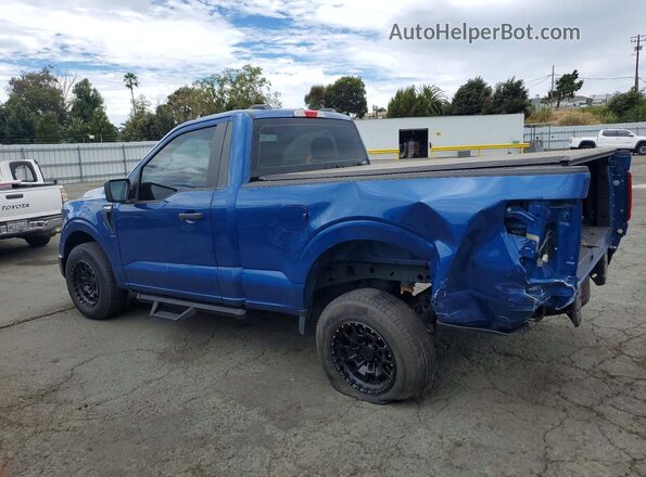 1FTMF1K56RKF02558 2024 FORD F150 Синий Задняя левая четверть