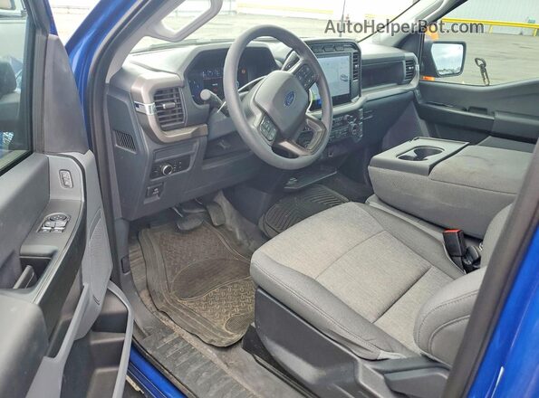 1FTMF1K56RKF02558 2024 FORD F150 Синий Вид панели приборов