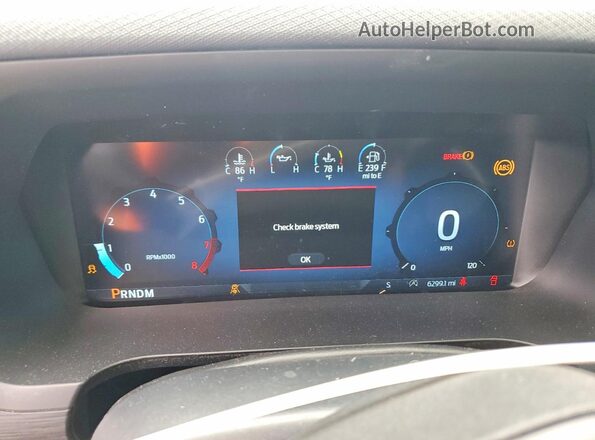 1FTMF1K56RKF02558 2024 FORD F150 Синий Вид щитка приборов