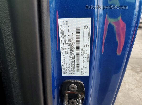1FTMF1K56RKF02558 2024 FORD F150 Синий Вид подкапотного пространства