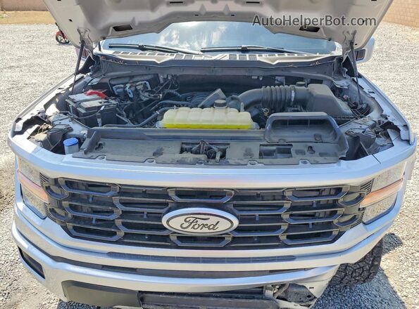 1FTMF1L52RKF45583 2024 FORD F150 Silver უკანა სალონის ხედი