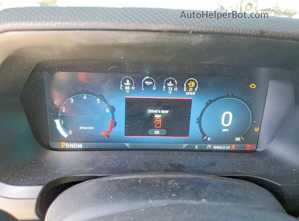 1FTMF1L5XSKF65358 2025 FORD F150 Gray Սարքավորումների վահանակի տեսք