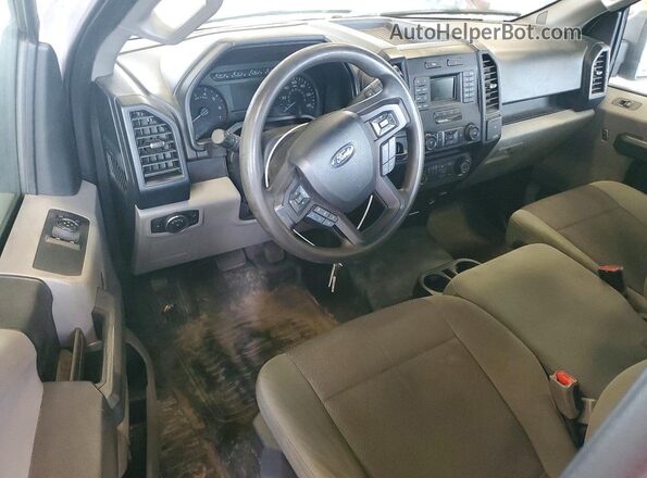 1FTNF1CG0GKD90552 2016 FORD F150 White Вид панелі приладів