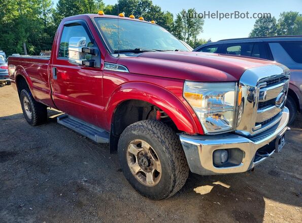 1FTRF3B61GEA18853 2016 FORD F350 Red Przód prawy